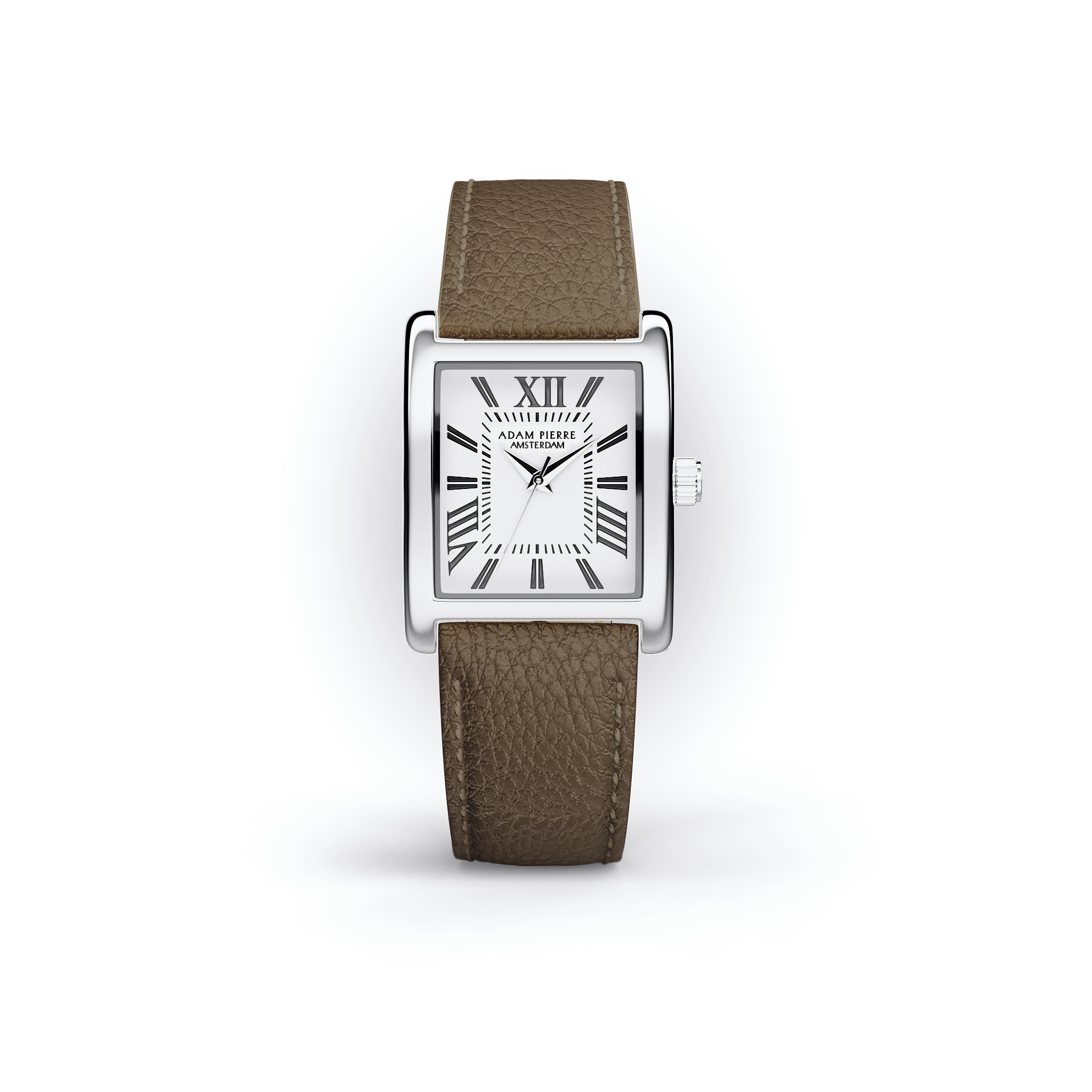 LILIANE - LEREN BAND OLIFANT GRIJS ZILVER