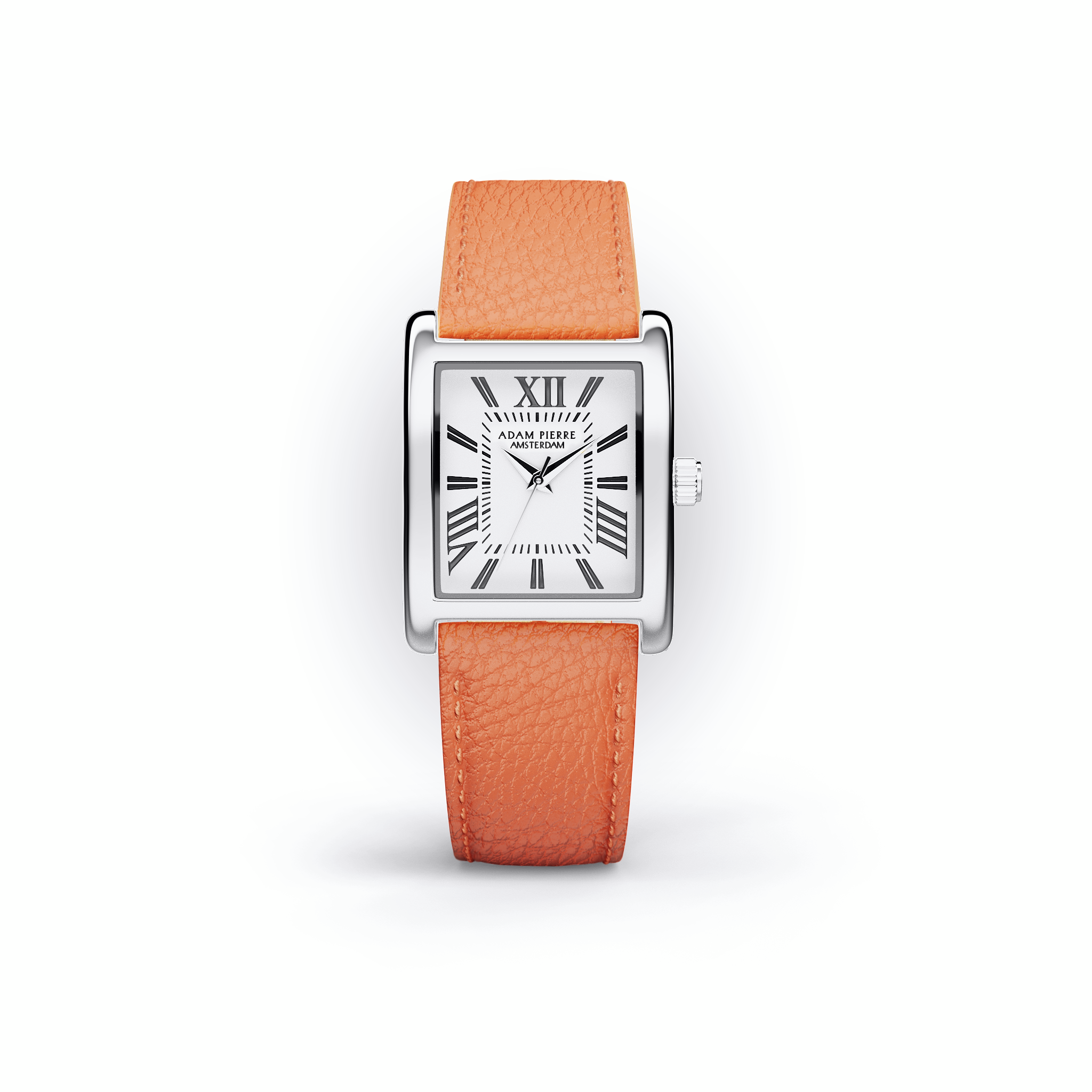 LILIANE - LEREN BAND ORANJE ZILVER