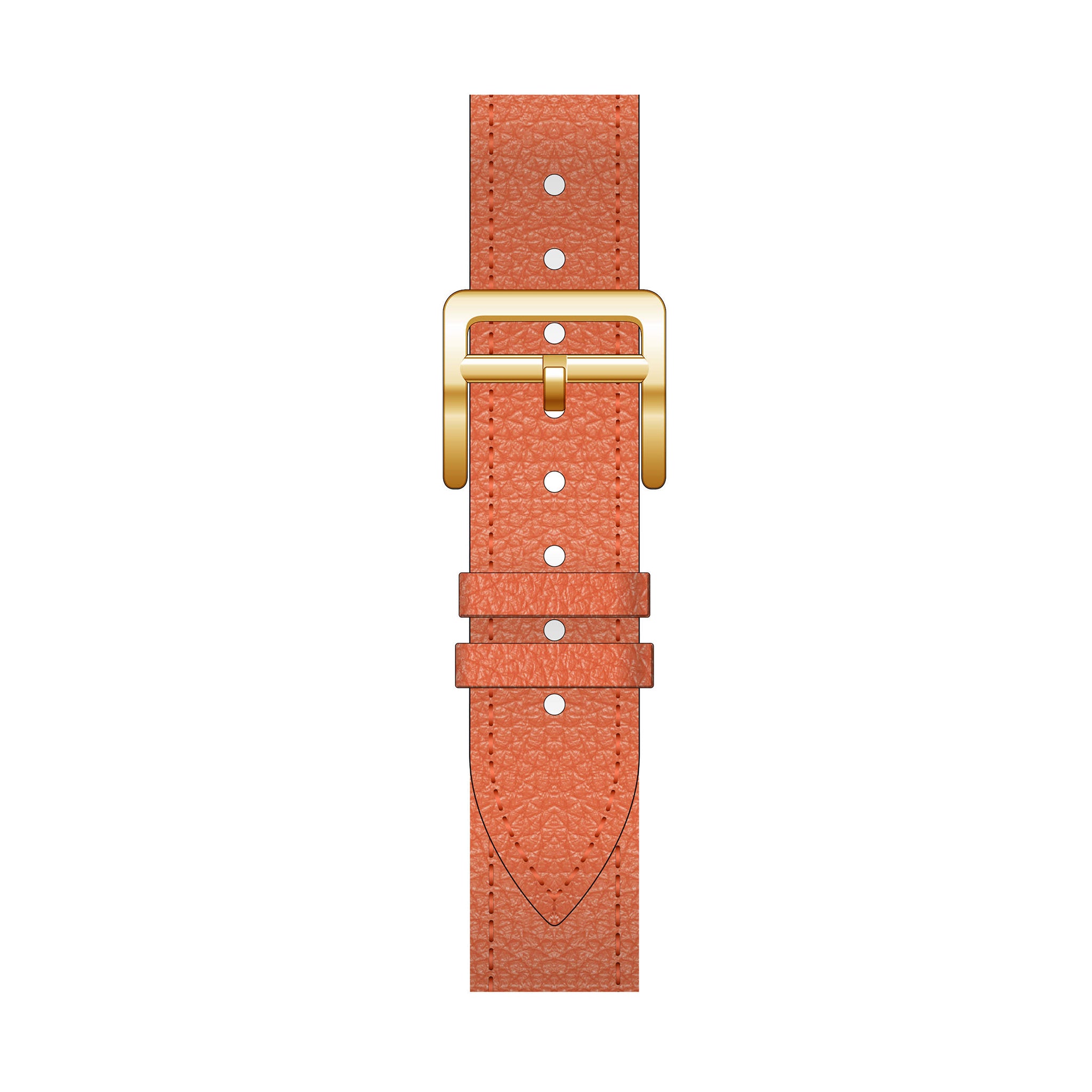 LILIANE - LEREN BAND ORANJE GOUD